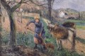 paisaje con un burro Camille Pissarro